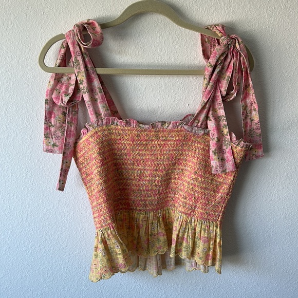 LoveShackFancy Aya Bow Tank - Picture 3 of 3